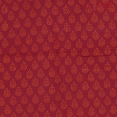 Maroon Jaipur Cotton Print Running Material