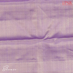 Soft Lavender Kanchipuram Jacquard Tissue Silk Saree