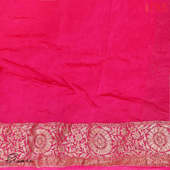 Saffron Crushed Bandhini Saree