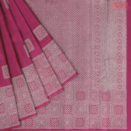 Fandango Pink Kanchipuram Silk Saree