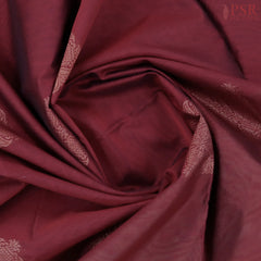 Maroon Silk Cotton Saree