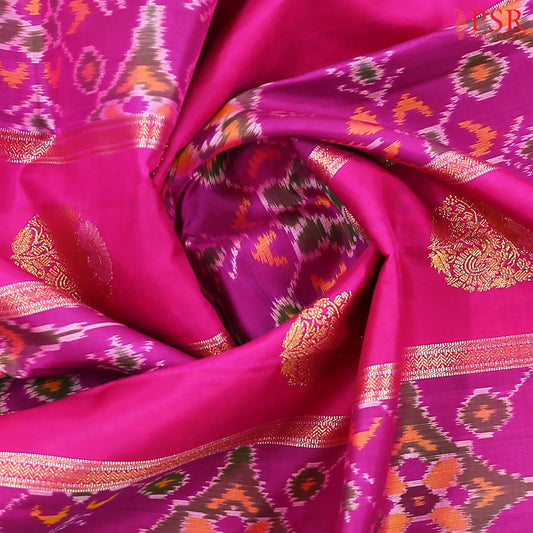 Magenta Kanchipuram Silk Saree