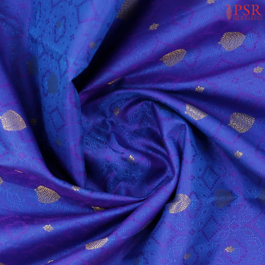 Dark Blurple Fancy Kanchipuram Silk Saree