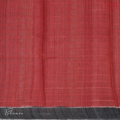 Charcoal Black Kadhi Tussar Silk Saree