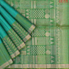 Persian Green Soft Silk Saree