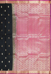 Black Arani Silk Saree