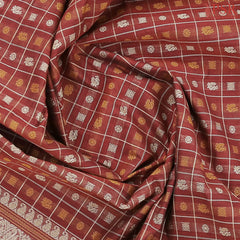 Maroon Kalakshetra Kovai Cotton Saree