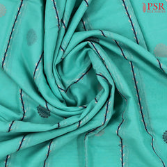 Sea Green Byloom Cotton Saree