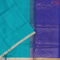 Royal Blue Silk Dress Material