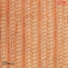 Sandstone Orange Semi Dupion Saree