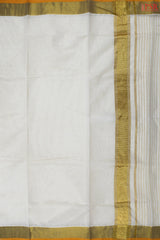 Cream Beige Kerala Cotton Saree