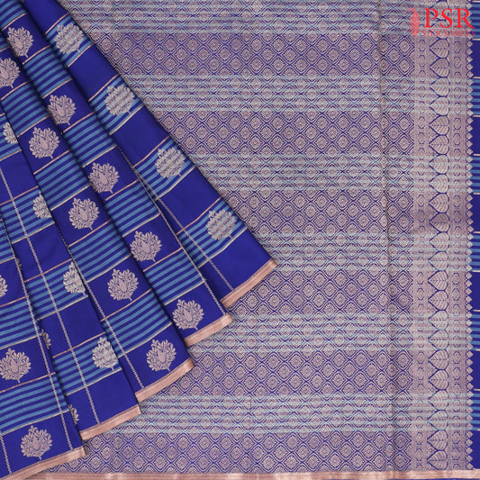 Royal Blue Fancy Kanchipuram Silk Saree