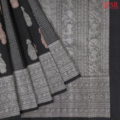 Black Kanchipuram Silk Saree