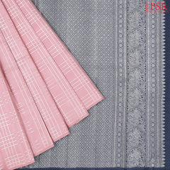 Pastel Pink Kanchipuram Silk Saree