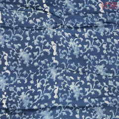 Prussian Blue Modal Silk Saree