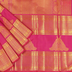 Light Beige Kanchipuram Silk Saree