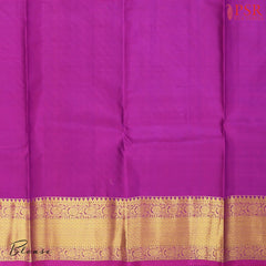 Dark Blurple Fancy Kanchipuram Silk Saree