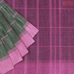 Dark Green Kanchi Cotton Saree