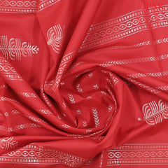 Red Soft Art Silk Saree