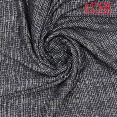 Dark Grey Semi Tassar Running Material