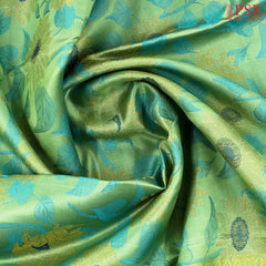 Mantis Green Kanchipuram Silk Saree