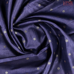 Indigo Blue Banaras Tussar Silk Saree