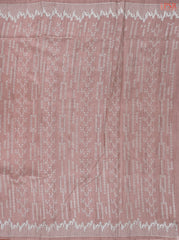 Dusty Rose Semi Tussar Embroidery Saree