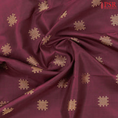 Wine Brown Kanchipuram Silk Saree