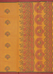 Marigold Kovai Cotton Saree