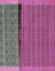 Dark Green Kanchi Cotton Saree