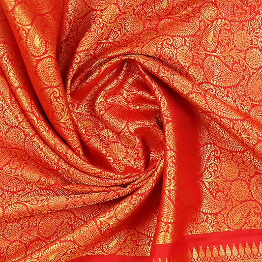 Red Kanchipuram Silk Saree