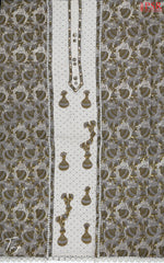 Grey Cotton Dress Material