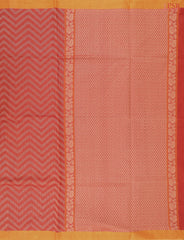 Dark Indian Red Kovai Cotton Saree