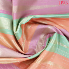 Tricolor Kanchipuram Silk Saree