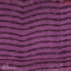 Dark Purple Chanderi Silk Cotton Saree