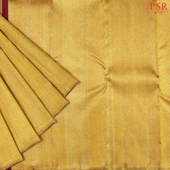 Wine Maroon Kanchipuram Silk Saree