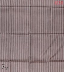 Dark Taupe Brown Semi Tassar Dress Material