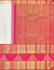 Light Beige Kanchipuram Silk Saree