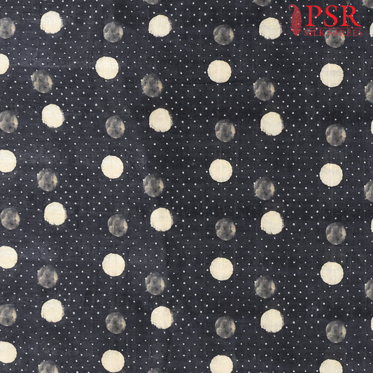 Black Semi Tassar Running Material