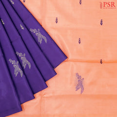 Violet Vazhainaar Silk Saree