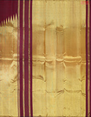 Wine Maroon Kanchipuram Silk Saree