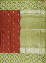 Burnt Orange Soft Art Silk Saree