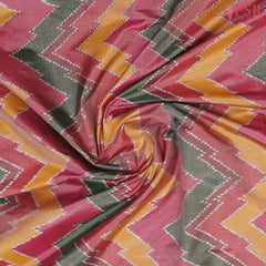 Multicolor Pochampally Silk Ikat Saree