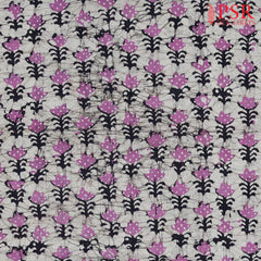 Light Grey Batik Print Running Material