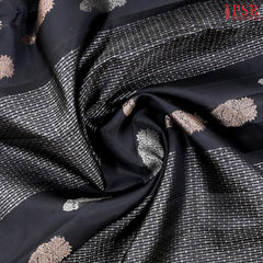 Black Kanchipuram Silk Saree