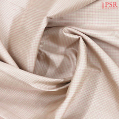 Soft Taupe Beige Kanchipuram Silk Saree
