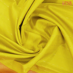 Olive Yellow Fancy Kanchipuram Silk Saree