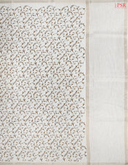 Beige Semi Tussar Saree
