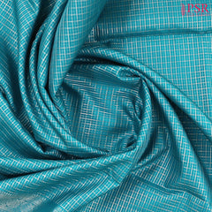 Bondi Blue Fancy Kanchipuram Silk Saree