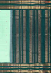 Mint Green Kanchipuram Silk Saree